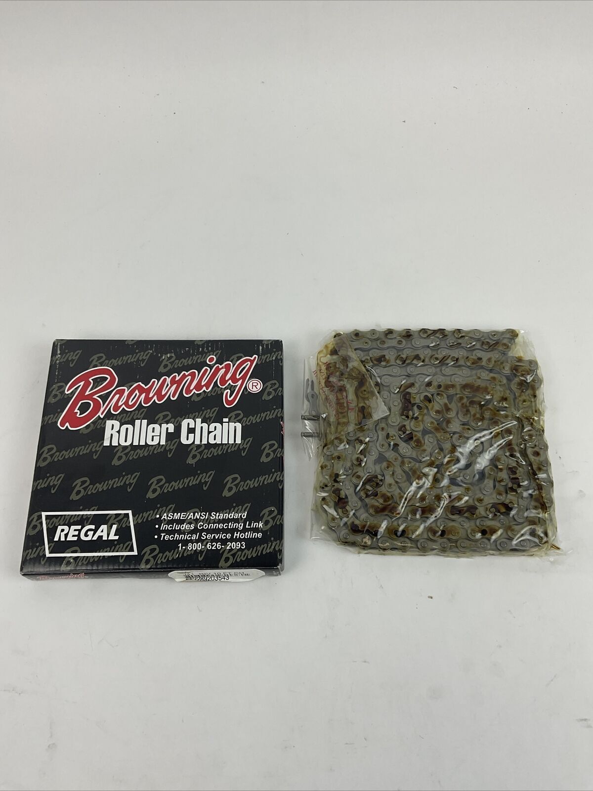 BROWNING 58636689 ROLLER CHAIN J41 RIV 1 10' ANSI SINGLE 1/2" PITCH