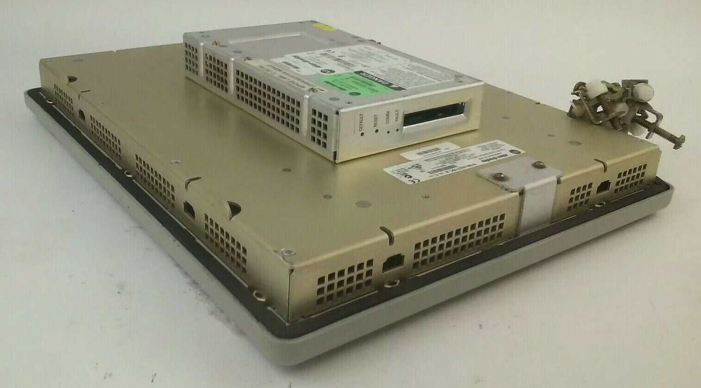 ALLEN BRADLEY 6182H-15TEH4B VERSA VIEW CE1500H TOUCH SCREEN MONITOR SER C REV A