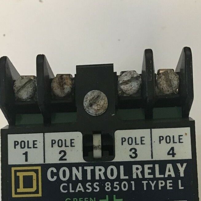 SQUARE D 8501 LO-80 AC MAGNETIC RELAY SER.A 120-60/110-50