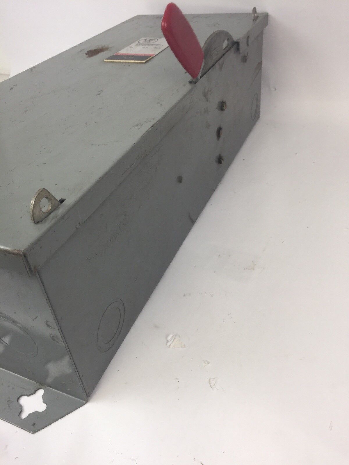 WESTINGHOUSE HUN363 HEAVY DUTY SAFETY SWITCH 100AMP 600VAC 75HP TYPE 1 ENCLOSURE