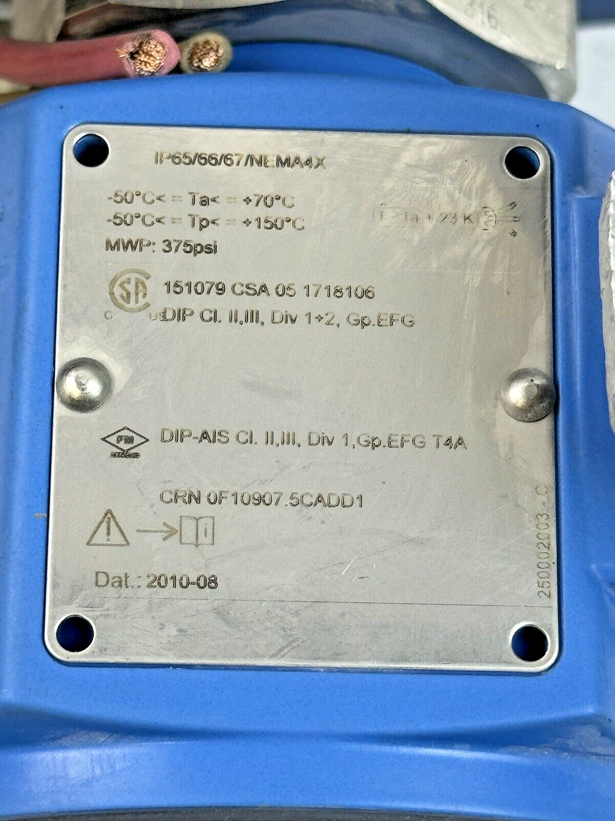 ENDRESS+HAUSER - FTM51-DGJ2P4A37AA - SOLIPHANT M - ROBUST POINT LEVEL SWITCH