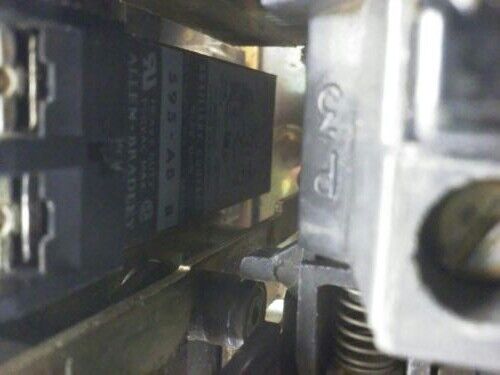 ALLEN BRADLEY 505-BOD, SER. A, REVERSING STARTER, SIZE 1, 600V, 120V COIL, USED