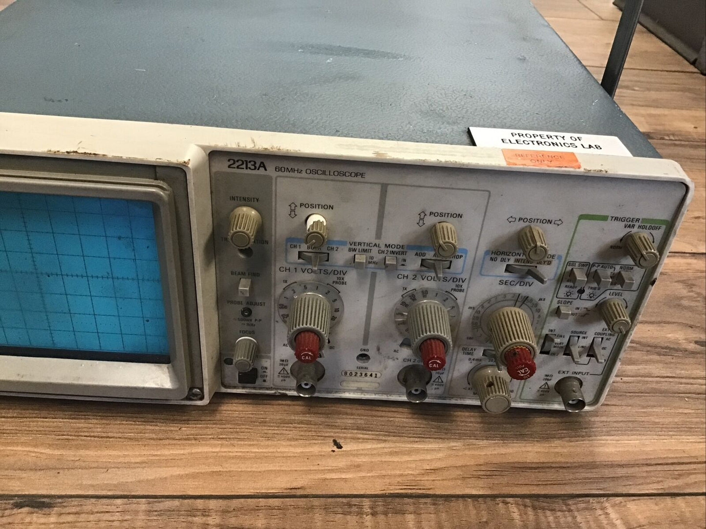 TEKTRONIX 2213A ANALOG OSCILLOSCOPE 250VAC