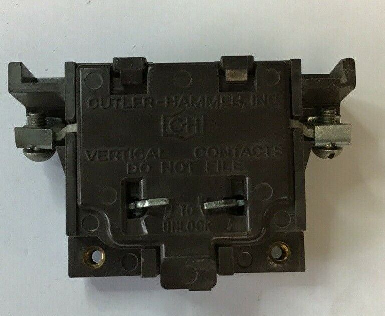 CUTLER HAMMER 10-1319 CONTACT BLOCK