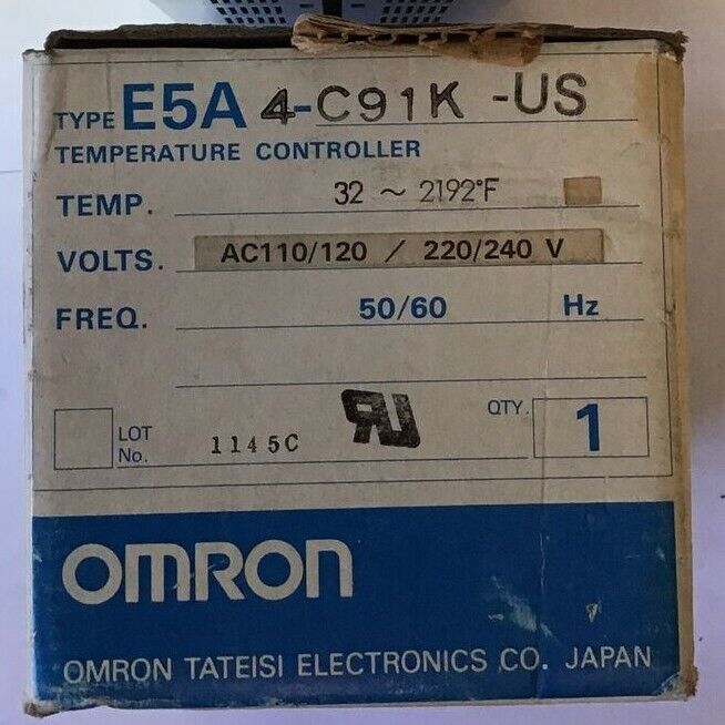 OMRON E5A4-C91K-US TEMPERATURE CONTROLLER 110/120VAC|220/240V 50/60HZ