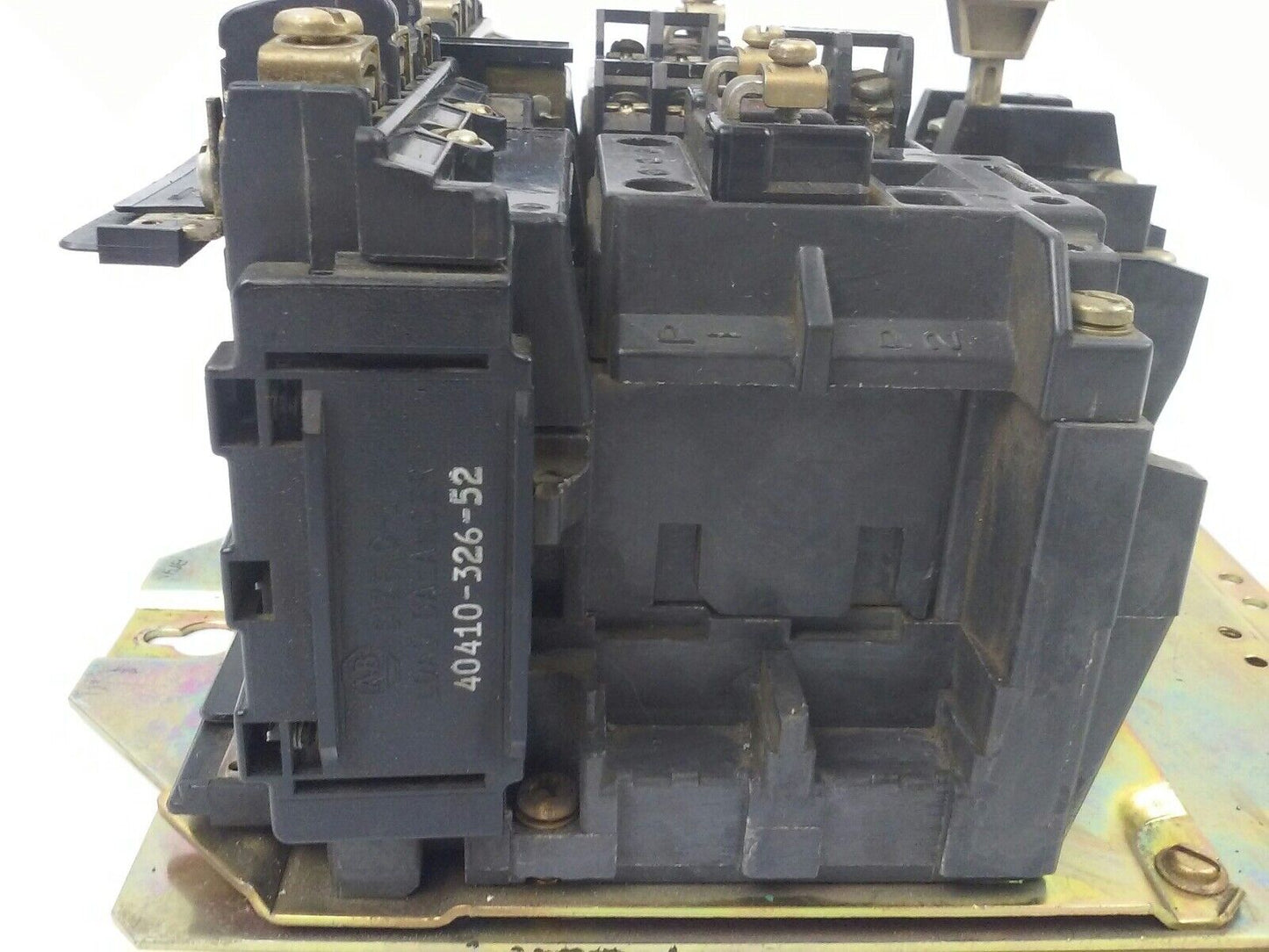 ALLEN BRADLEY 505-BOD, SER. A, REVERSING STARTER, SIZE 1, 600V, 120V COIL, USED