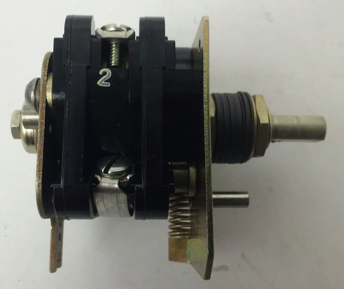 ALLEN BRADLEY BULLENTIN 806 H941825-1 SER. A, ROTARY PILOT SWITCH, 2 CIRCUITS