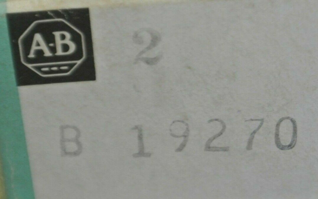 BOX of 2 / ALLEN-BRADLEY B19270 / B-19270 / NEW SURPLUS