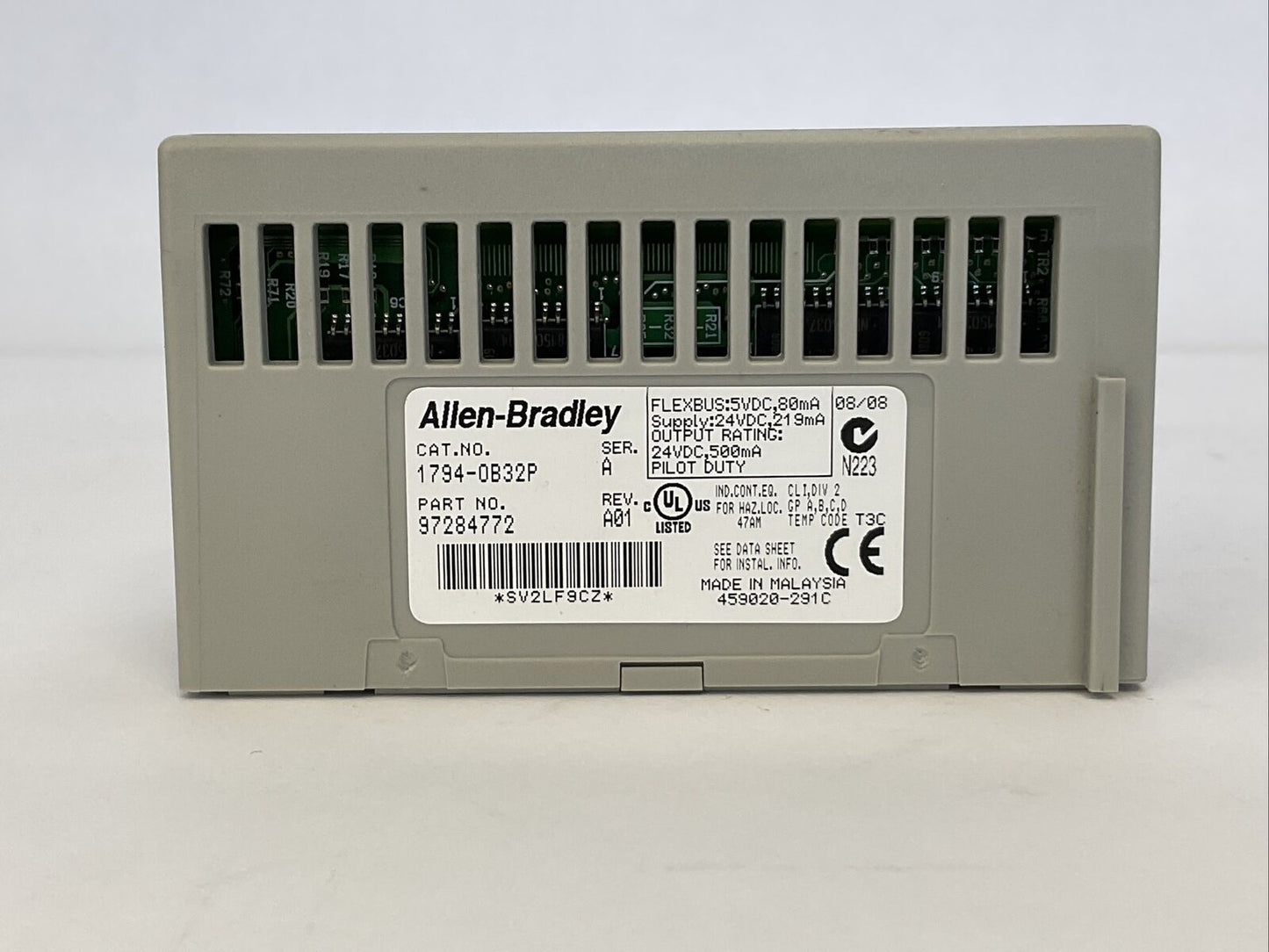 ALLEN BRADLEY 1794-OB32P SER A REV A01 24VDC SOURCE OUTPUT PROTECTED