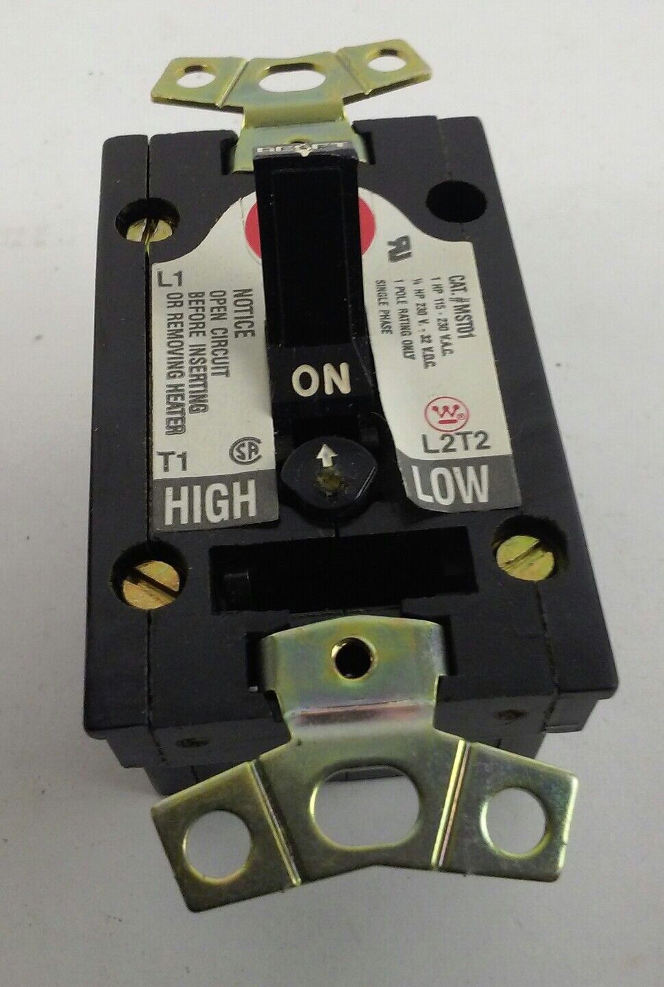 Eaton Cutler Hammer MST01SN1P - 1 Pole MS Starter w/ Pilot Light