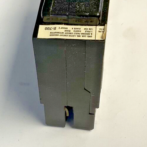 WESTINGHOUSE QPGF1015 CIRCUIT BREAKER MOD.A 15A 120VAC 1POLE