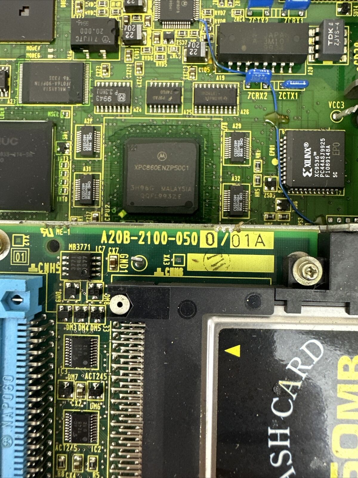 FANUC A16B-3200-0350/07B RISC D-SERVER CIRCUIT BOARD A20B-2100-0500/01A