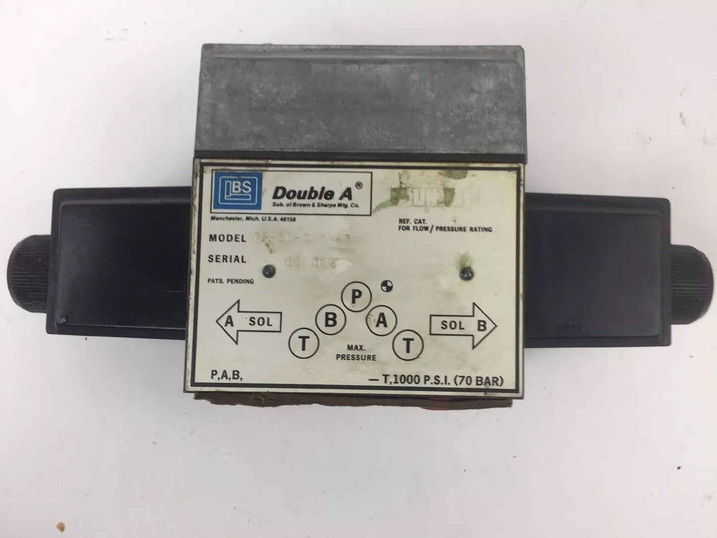 DOUBLE A QF-5M-C-10A2 DIRECTIONAL VALVE