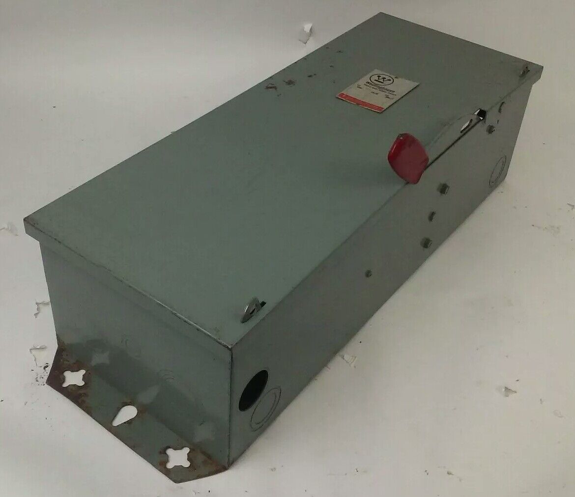 WESTINGHOUSE HFN323 NON FUSIBLE SAFETY SWITCH 100A 240V 3PH 30HP TYPE 1 INDOOR