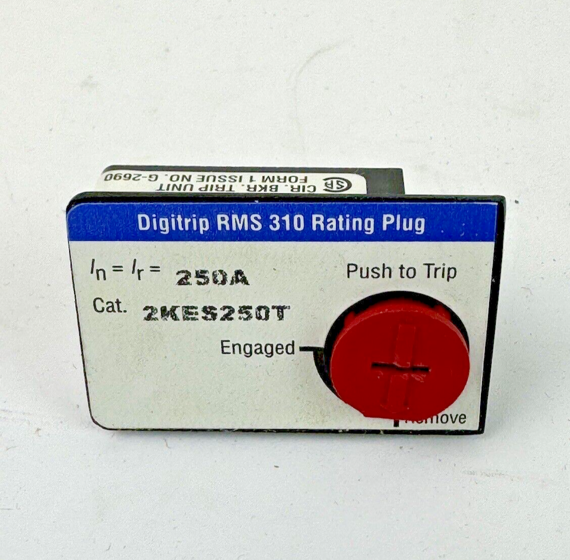 EATON / CUTLER-HAMMER - 2KES250T - DIGITRIP RMS 310 RATING PLUG - 250 AMP