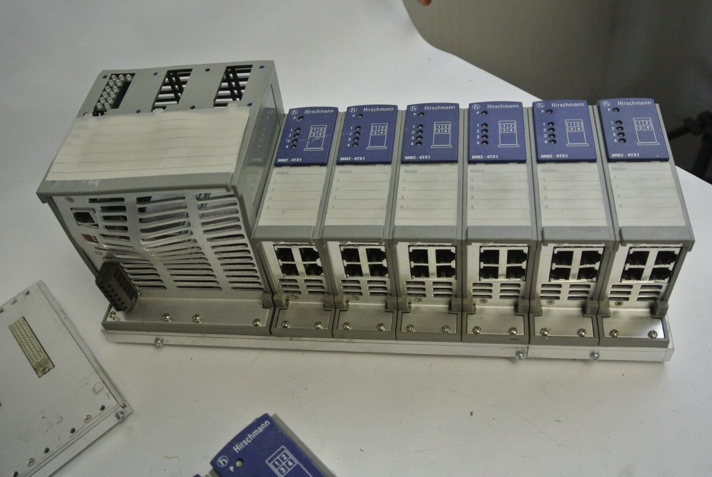 HIRSCHMANN MM2-4TX1 CLASS 1 4-PORT MICE MEDIA MODULE (21 pcs) + MS3124-4 (4pcs)
