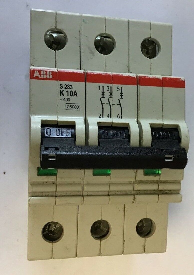 ABB S283K10A CIRCUIT BREAKER 10A 254/440VAC