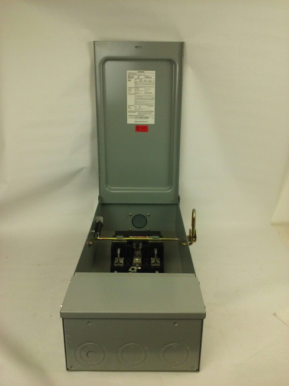 SIEMENS NR243, SER. B, GENERAL DUTY ENCLOSED SWITCH,2P, 200A, 240V, TYPE 3R, NEW