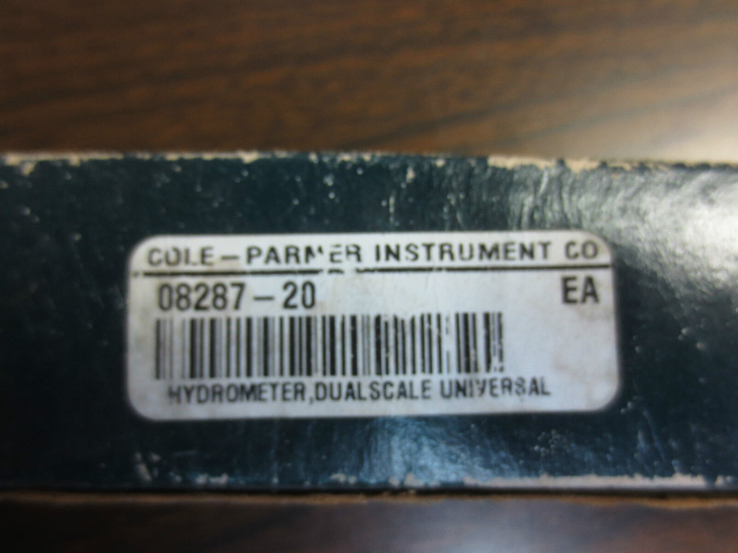 COLE-PARMER 08287-20 ERTCO Dual-Scale Hydrometer 0.700 to 2.000 Specific Gravity
