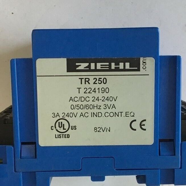 ZIEHL TR 250 TEMPERATURE RELAY 240V 3A