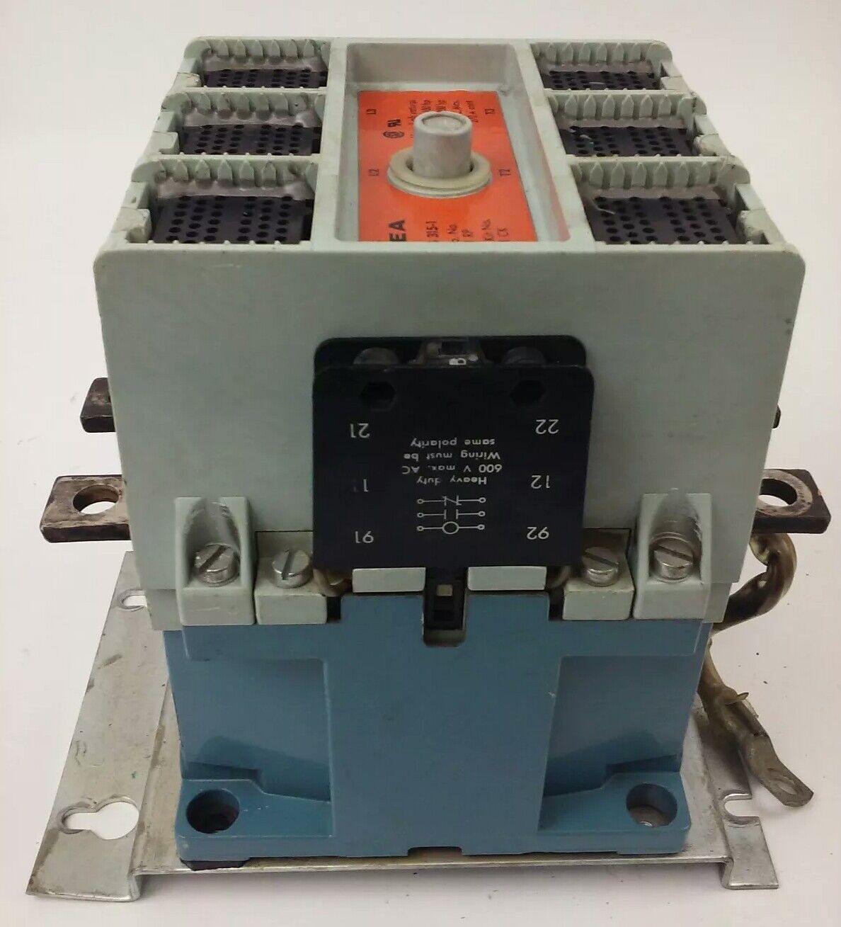 ASEA EG315-1 CONTACTOR, 3PH, 600V,100-200H.P., 270A CONT, SIZE 5,120V COIL,USED