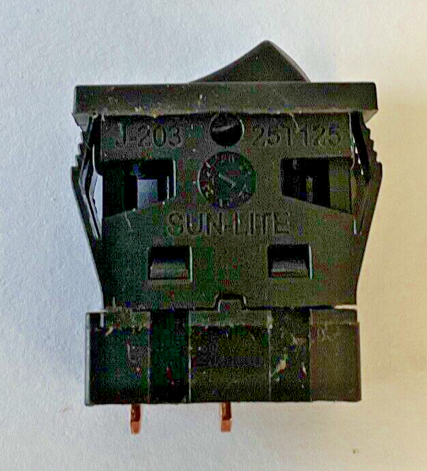 SUN-LITE E143741 RANGE SWITCH 8A 125V J-203 BLACK ***LOTOF7***