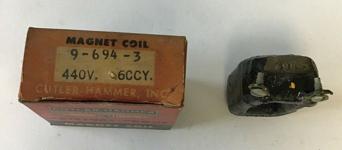 CUTLER HAMMER 9-694-3 MAGNETIC COIL 440V 60CY