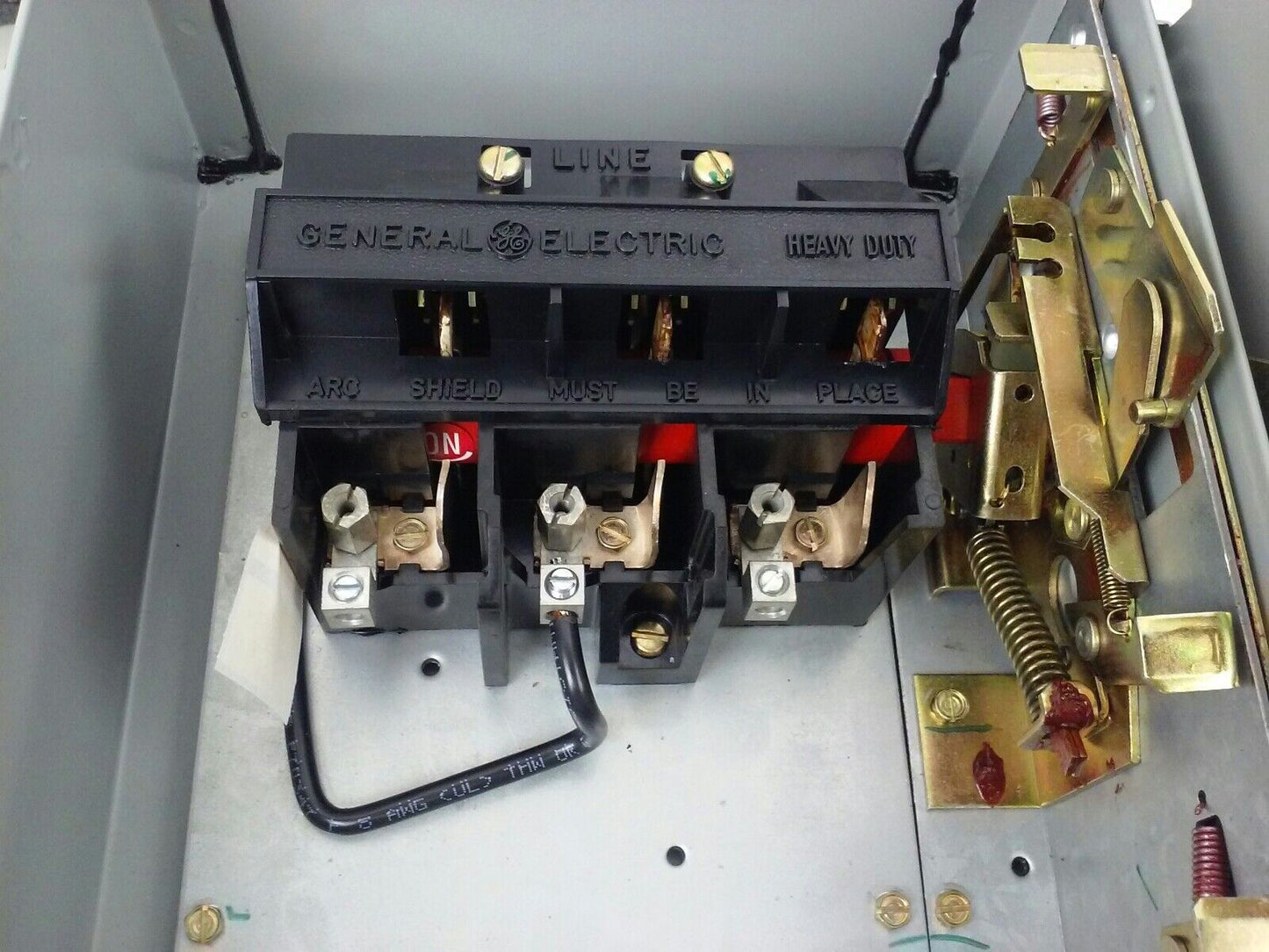 GE THN2261JDC H.D. SAFETY SWITCH 30A,600/250VDC, MODEL 10, TYPE 1,5,12 ENCLOSURE