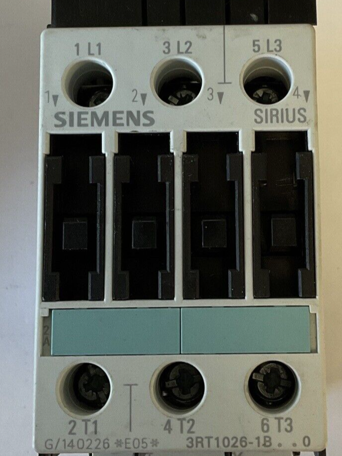 SIEMENS 3RT1026-1B..0 CONTACTOR 35A 600VAC 50/60HZ