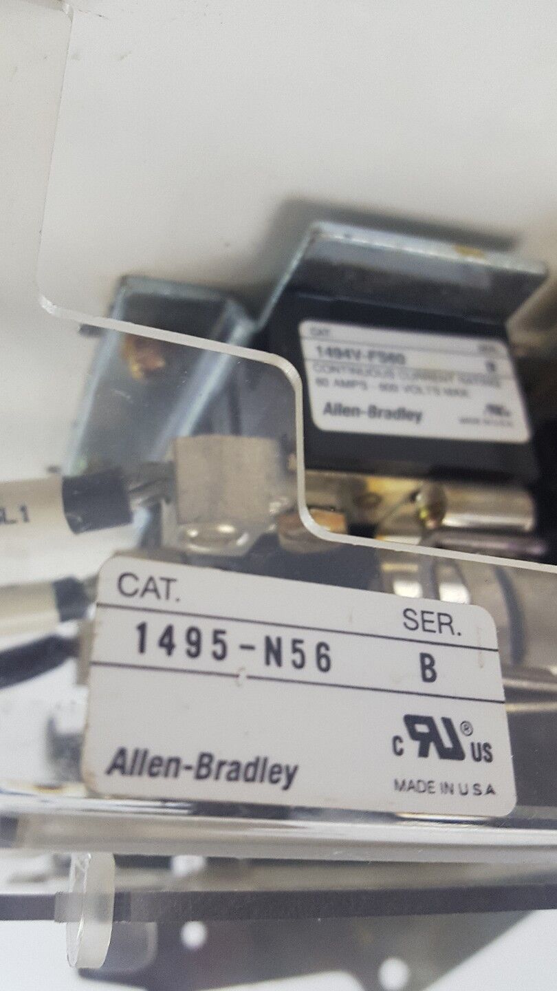 ALLEN BRADLEY FUSABLE DISCONNECT SWITCH 1494V-DS60 1494V-F560 1495-N56