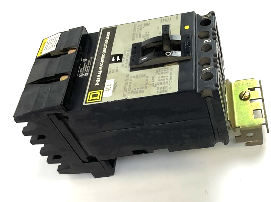 SQUARE D FH36040 CIRCUIT BREAKER SER.2 600V 40A