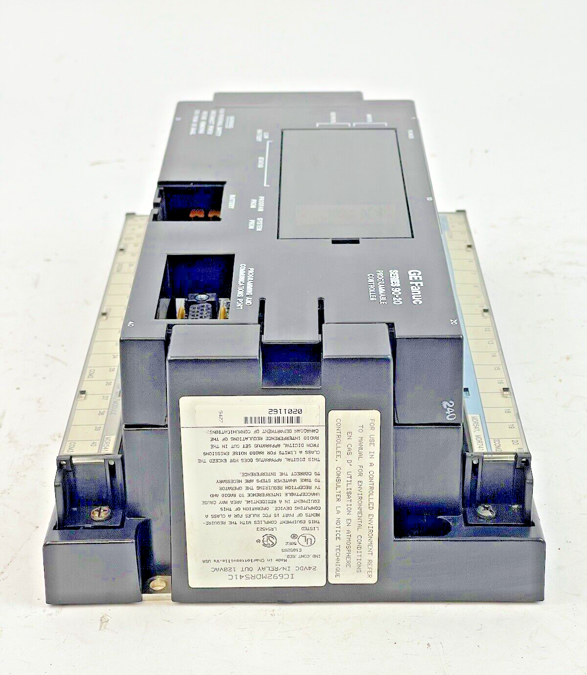 GE FANUC - IC692CPU211E - SERIES 90-20 PROGRAMMABLE CONTROLLER - 24 VDC, 120 VAC