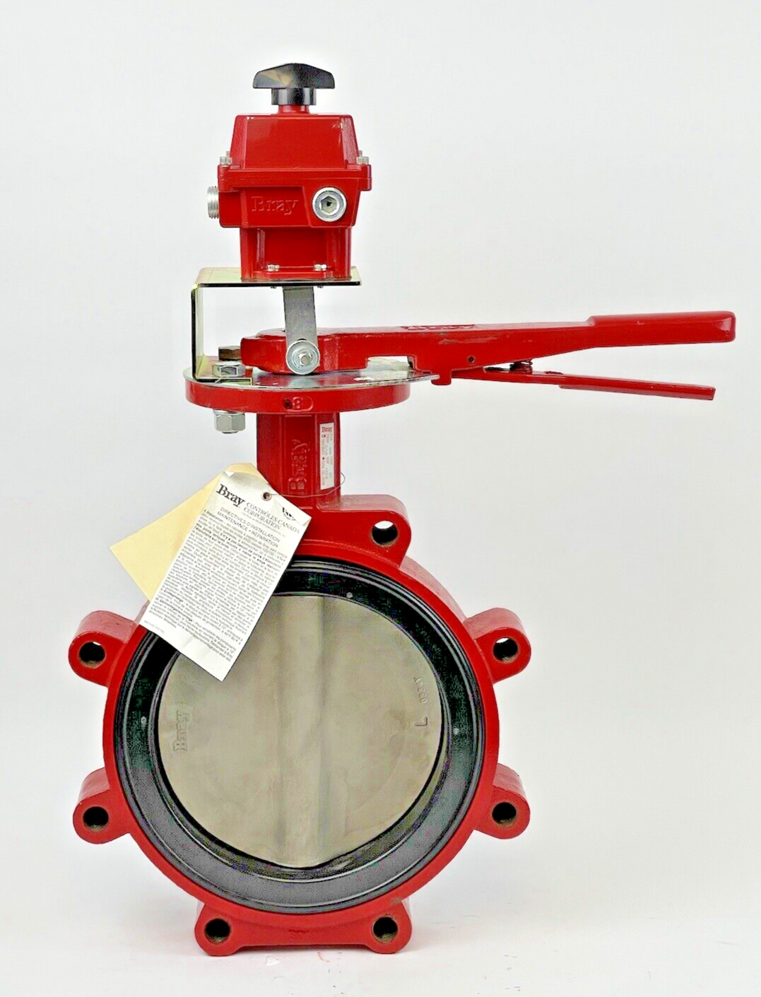 BRAY 50-0406-12610-532 VALVE STATUS MON/ 20-0800-92801 (560) - 8" BV/MAN. HANDLE