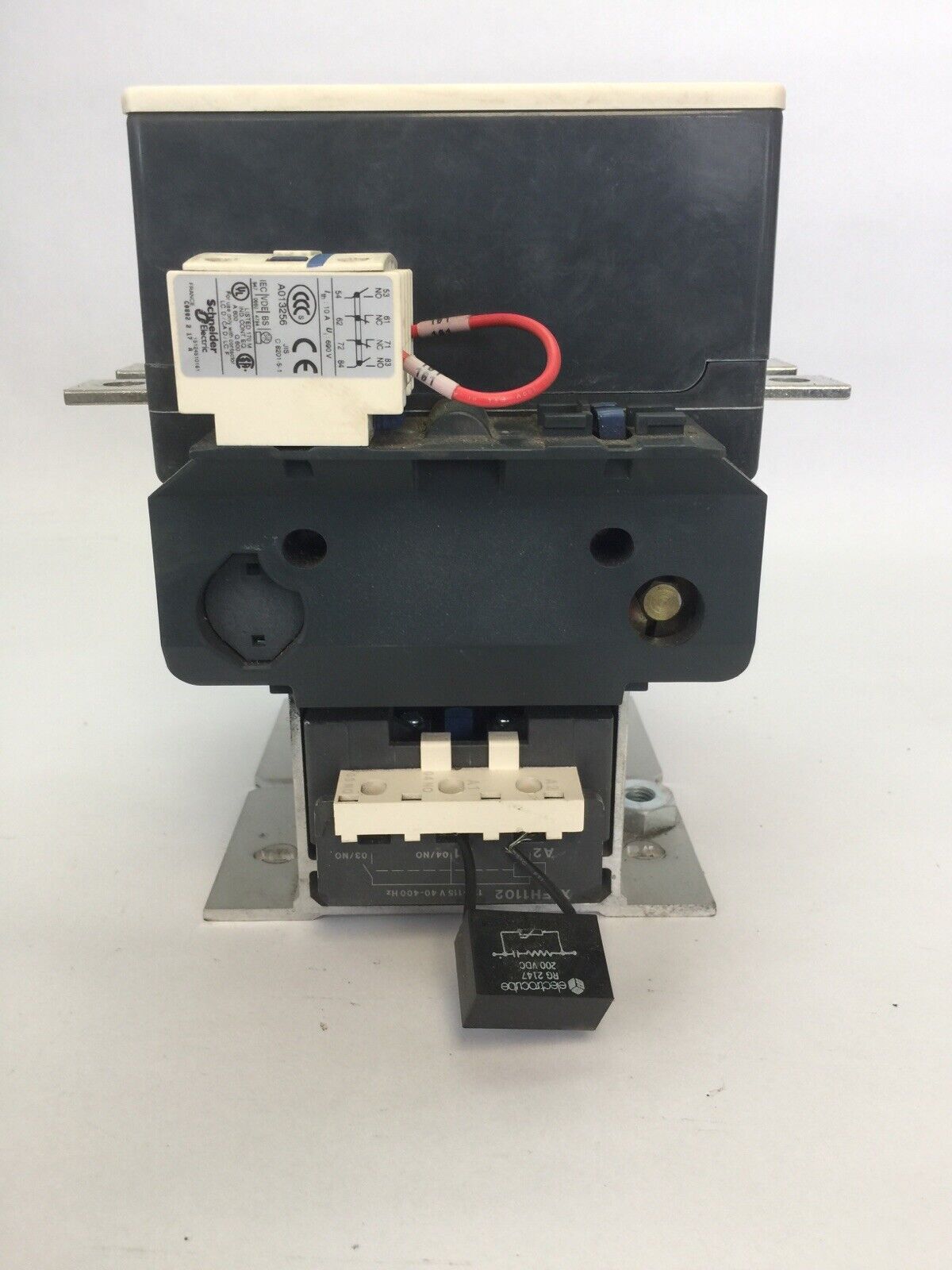 TELEMECANIQUE LC1F330 CONTACTOR 600VAC 250HP 370A LX1FH1102 110-115V 40-400HZ