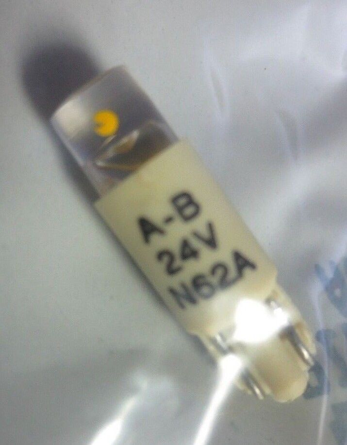 ALLEN-BRADLEY 800T-N62A - LED LAMP - WEDGE BASE, 24V AC/DC, AMBER - NEW SURPLUS