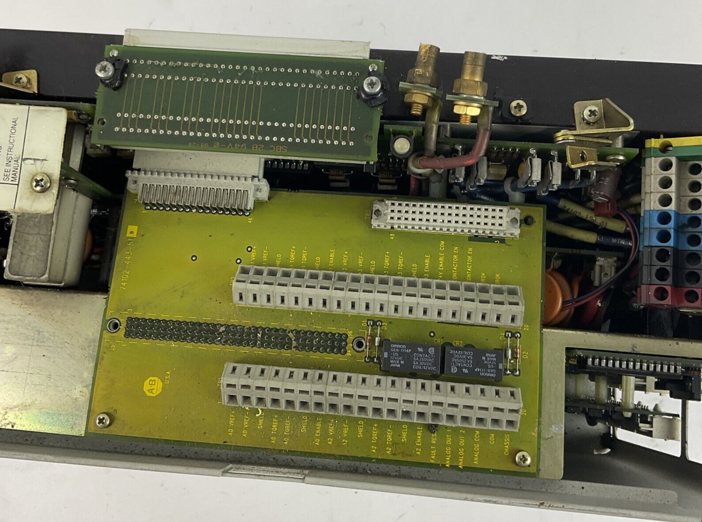 ALLEN BRADLEY 1394-SJT05-A SERVO CONTROLLER SER.A VER.V5.01 460V 15A