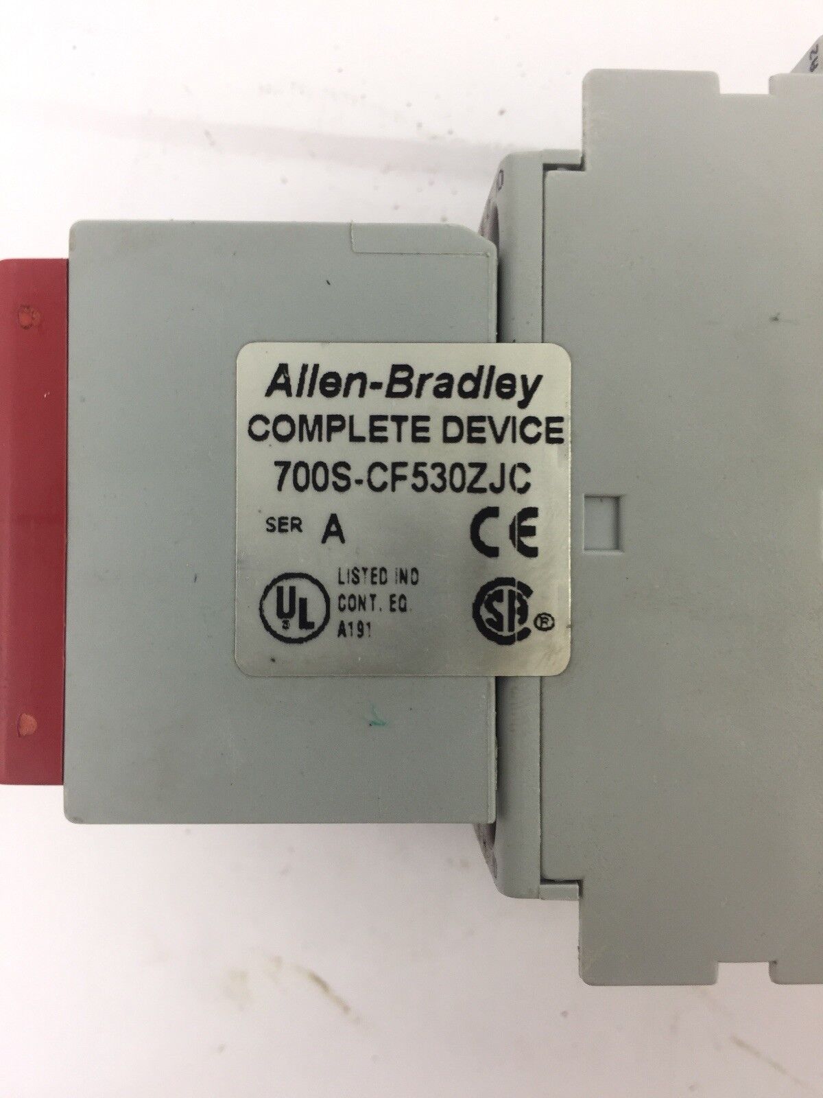 ALLEN BRADLEY 700S-CF530ZJC (700-CF310Z, 100S-F) SAFETY CONTROL RELAY