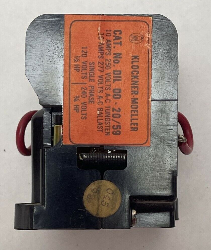 KLOCKNER MOELLER DIL 00-20/59 CONTACTOR COIL 110/115V 60CY (BOX OF 4)