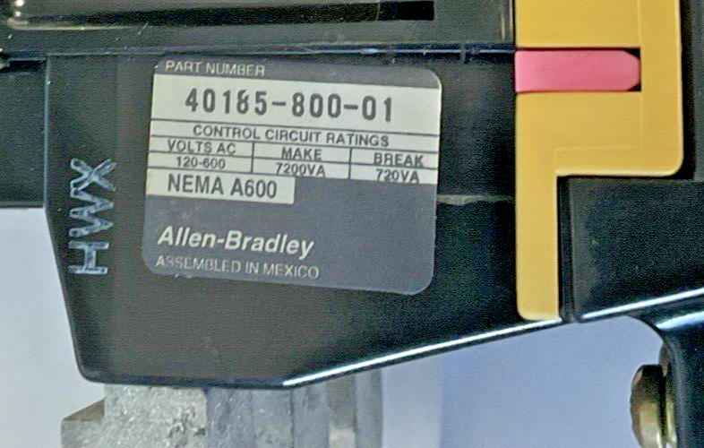 ALLEN-BRADLEY 509-C0D STARTER SER.B SIZE2 25HP W/115-120V COIL