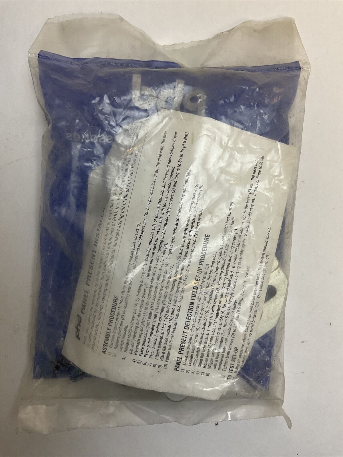 PHD 71964-40 KIT P.P. W/O SWITCH GRM4XF SERIES CLAMP 04755688
