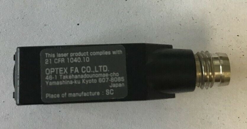 OPTEX BGS-ZL10CN BACKGROUND SUPPRESSION LASER/ SENSOR 30VDC 0.1A