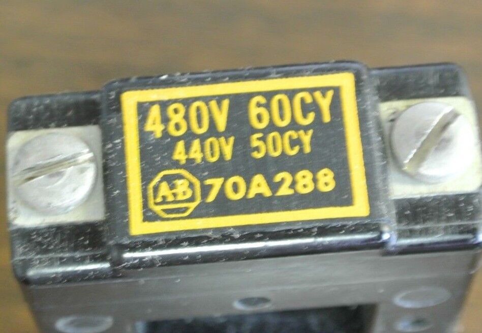 ALLEN-BRADLEY 70A288 COIL, SIZE 0, Series K 440-480V, 50-60Hz NEW SURPLUS LOT/2