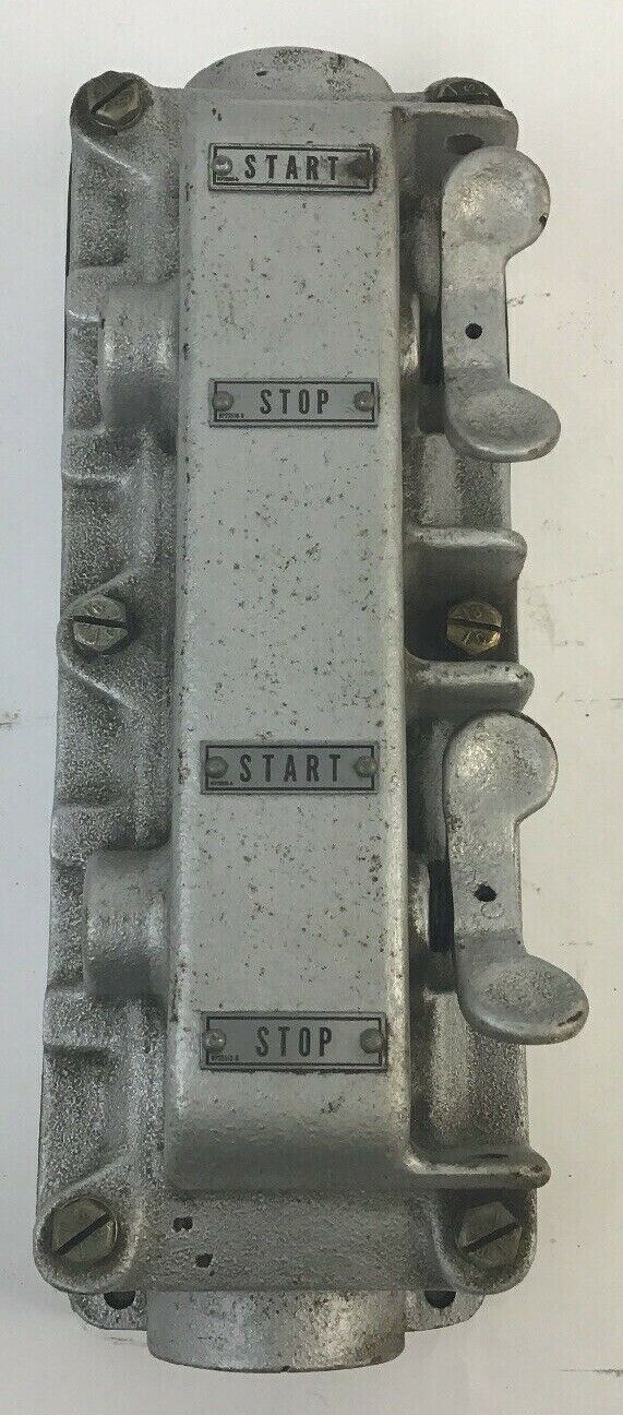 WESTINGHOUSE TYPE HDW PUSHBUTTON STATION 43 E 1308 600VOLTS