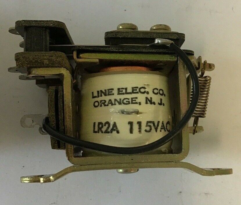 LINE ELECTRIC LR2A RELAY 2N.C. 115VAC