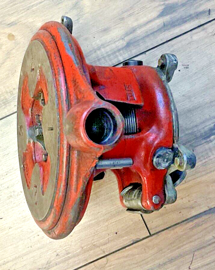 RIDGID 65-R PIPE THREADER RECEDING PADDLE DIE HEAD 1"-2" W/ HANDLE