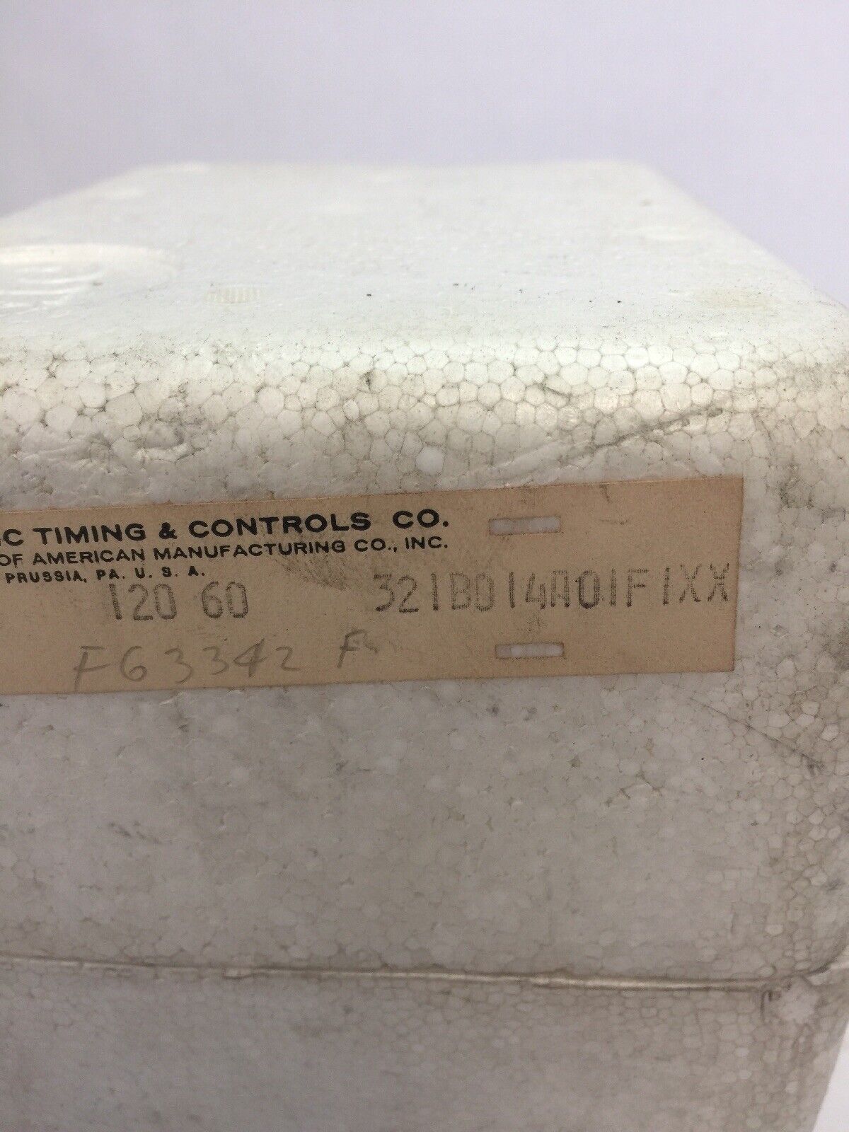 ATC 321B014A01F1XX TIME DELAY RELAY 120V 60HZ 0-10 MIN 115VAC-10A 230VAC 5A