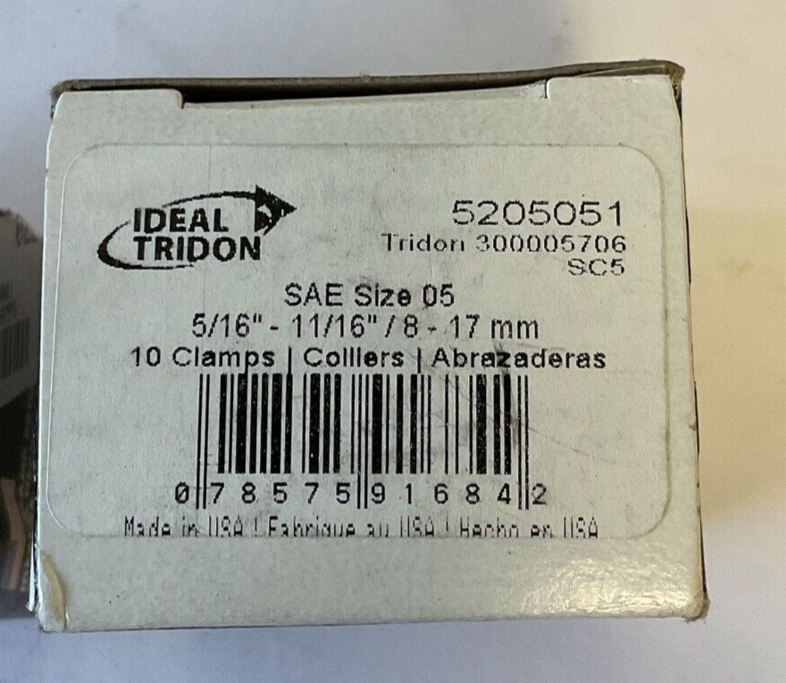 IDEAL TRIDON SIZE 04 5/16"-5/8" 8-16MM(10) , SIZE 5 5/16"-11/16" 8-17MM(10)
