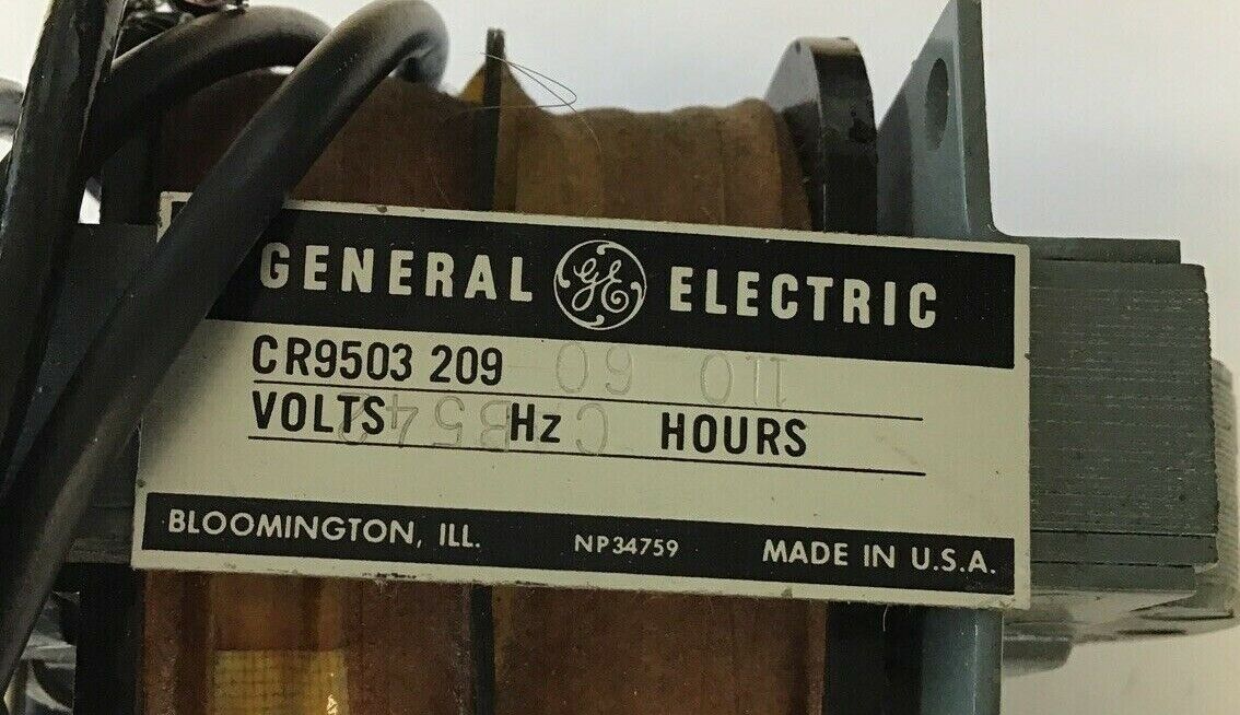 GENERAL ELECTRIC CR9503209CAB542 SOLENOID 110V 60HZ