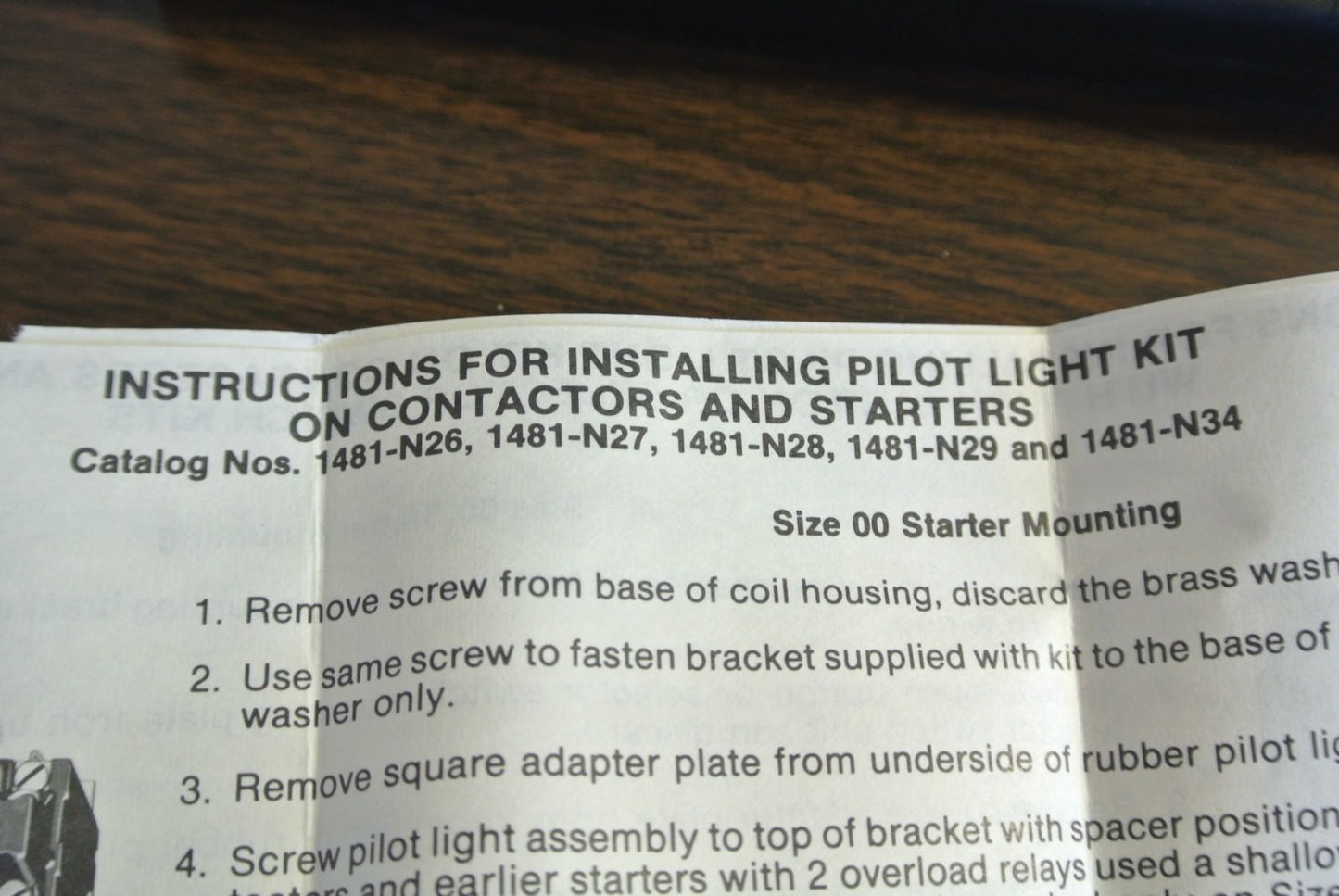 ALLEN-BRADLEY 1481-N28 SWITCH-MOUNTED PILOT LIGHT KIT - 440-480V - NEW SURPLUS