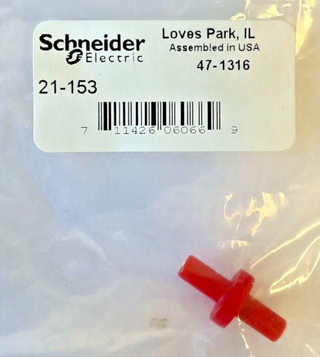 SCHNEIDER ELECTRIC 21-153 INLINE RESTRICTER ***LOTOF2***